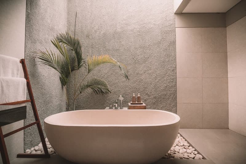 A remodeled bathroom with a walk-in shower