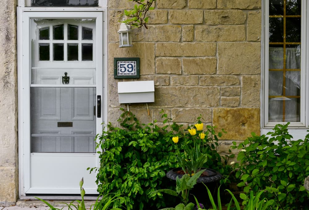 New double-hung windows on a residential home